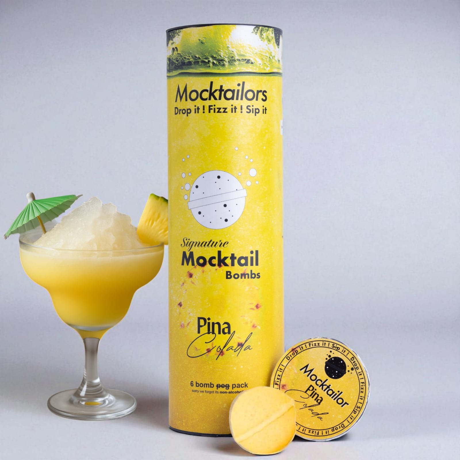 Mocktail Bombs - Pina Colada