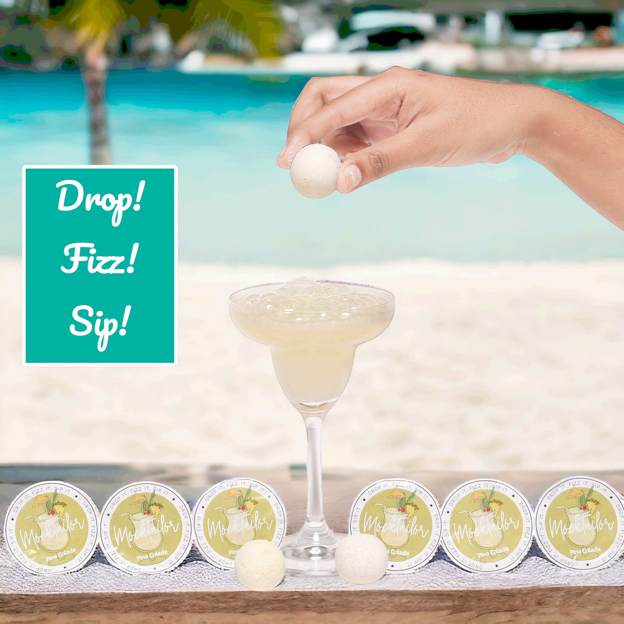 Mocktail Bombs - Pina Colada - Image 3