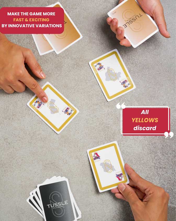 Tussle Card Game, Family & Friends Group Party Game, Family Get-Together Game, Unique Houzie Game Anytime for Teens & Adults (All 4 Sets) - Image 5
