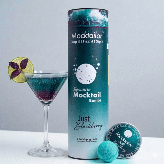 Mocktail bombs - Blackberry
