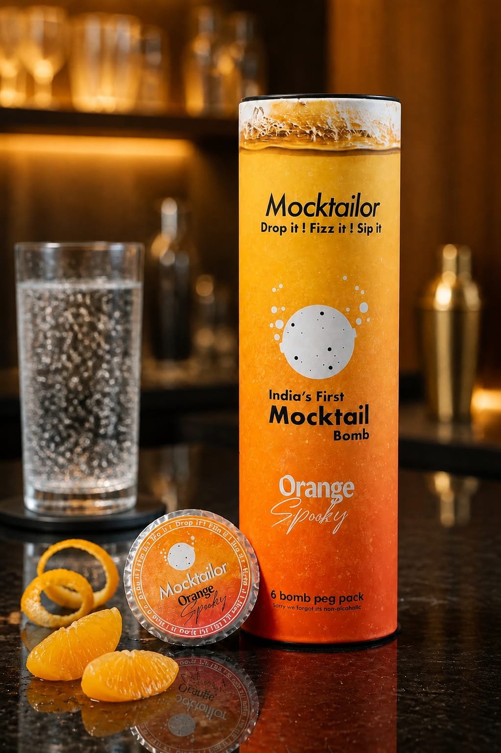 Mocktail Bombs - Orange Spooky